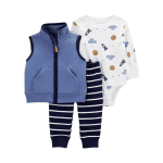 Conjunto de 3 Piezas Chaleco Niño