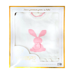 Ajuar Woopy Blanco rosa Conejo
