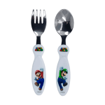 Set de Cubiertos Metálicos Mario Bros - Imagen 2
