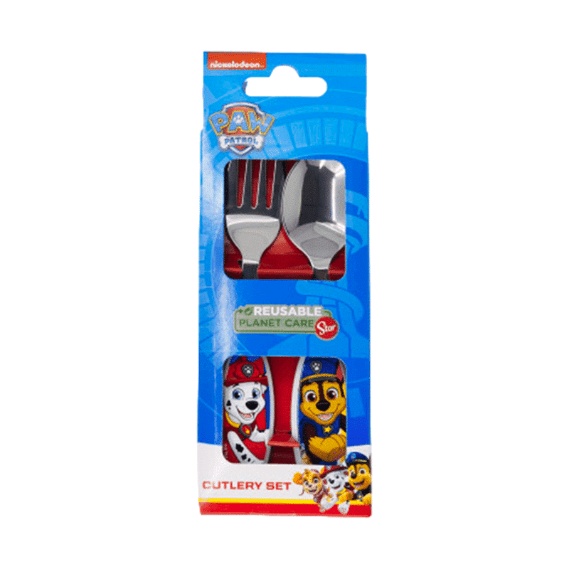 cubierto-paw-patrol-azul.png Set de Cubiertos Metálicos Paw Patrol - Imagen 1