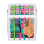 Juguete sensorial de Cubo animalitos - Imagen 2