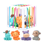 Juguete sensorial de Cubo animalitos