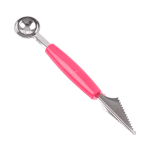Cuchara doble para lonchera de bebés y niños - Fucsia