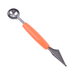 Cuchara doble para loncheras de bebés y niños - naranja