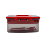 Taper Hot Wheels Race 1100ml con cubiertos - Imagen 4