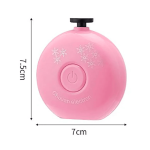 Limador de uñas circular rosado - Imagen 2