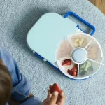 Lonchera con bandeja giratoria para niños 2 en 1 Pop Snacks