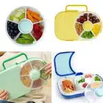 Lonchera con bandeja giratoria para niños 2 en 1 Pop Snacks - Imagen 10