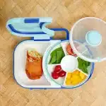 Lonchera con bandeja giratoria para niños 2 en 1 Pop Snacks - Imagen 2