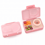 Lonchera con termo de comida para niños rosado tipo Omiebox Up
