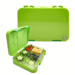 Lonchera Tritan 6 Divisiones Lunch Kids – Limón Personalizada