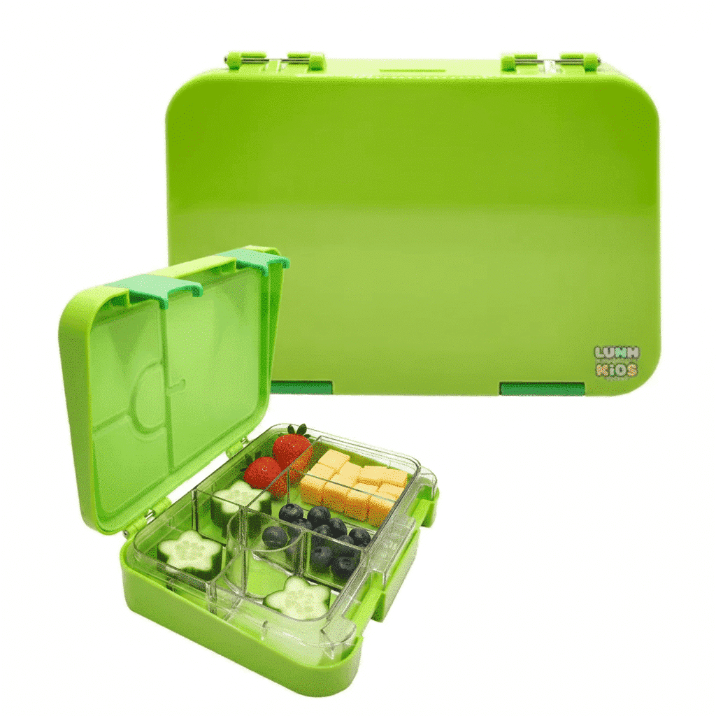 lonchera-tritan-limon-personalizada-para-ninos-3.png Lonchera Tritan 6 Divisiones Lunch Kids – Limón Personalizada - Imagen 1