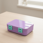 Lonchera Tritan 6 Divisiones Personalizada – Lila Antiderrame - Imagen 2