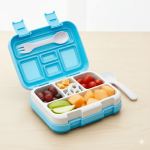 Lunch Box Bento 5 Divisiones Celeste para Niños | La Mirilla Kids