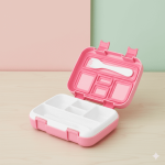 Lunch Box Bento 5 Divisiones Rosado para Niños | La Mirilla Kids - Imagen 2