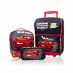 Maleta de Cars Rayo McQueen Original: Pack Premium 3 en 1 con Ruedas