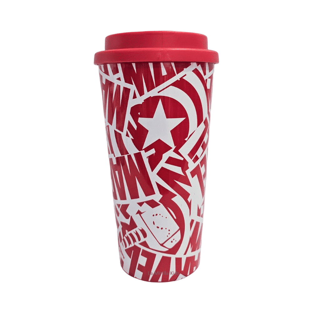 marvel-1.png Vaso con tapa Marvel - Imagen 1