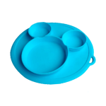 Plato de silicona Mickey celeste - Imagen 2
