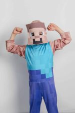 Disfraz Minecraft Steve para niños - Imagen 4