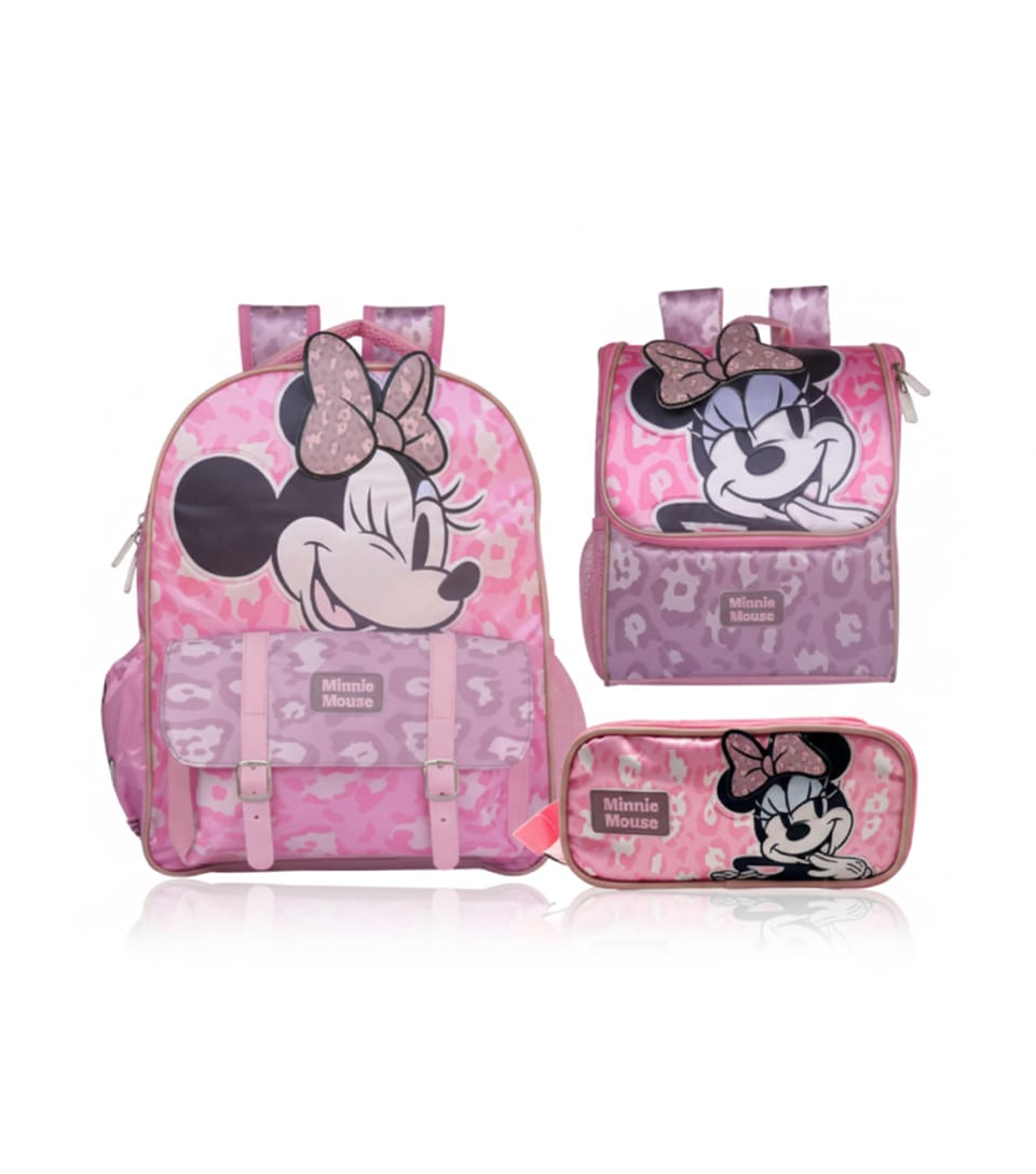 mochila-de-minnie-mouse-ninas-premium-la-mirilla-kids.jpg Mochila de Minnie Mouse para Niñas: Pack Premium 3 en 1 - Imagen 1