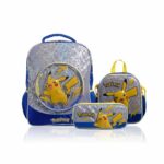 Mochila de Pokémon Original: Pack Escolar Premium 3 en 1 con Pikachu y Amigos