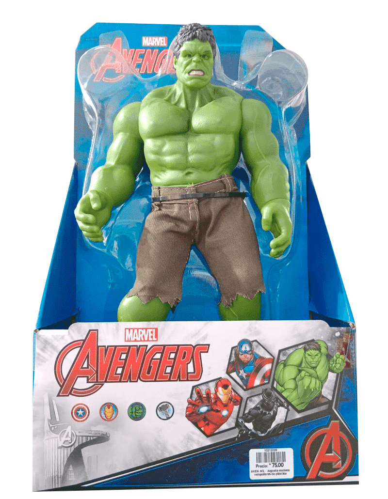 munecos-marvel-hulk.png muñecos Marvel articulable Hulk - Imagen 1