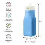 OmieBottle Botella de Agua para Lonchera - Celeste - Imagen 4