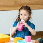 OmieBottle Botella de Agua para Lonchera - Rosado - Imagen 3