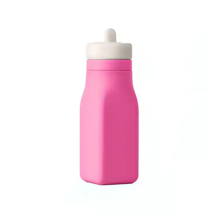 omiebottle-botella-agua-silicona-rosado-la-mirilla-kids-4.webp OmieBottle Botella de Agua para Lonchera - Rosado - Imagen 1