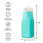 OmieBottle Botella de Agua para Lonchera - Turquesa - Imagen 4