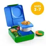 OmieBox Lonchera Térmica Bento para Niños - Azul / Verde