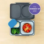 OmieBox UP Dip Containers Azul/Anaranjado - Set de 2 unidades - Imagen 3