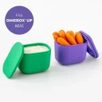 OmieBox UP Dip Containers Morado/Verde - Set de 2 unidades