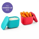 OmieBox UP Dip Containers Rosa/Turquesa - Set de 2 unidades