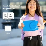 OmieBox UP Lonchera Térmica Bento para Niños - Azul - Imagen 8