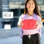 OmieBox UP Lonchera Térmica Bento para Niños - Rojo - Imagen 8