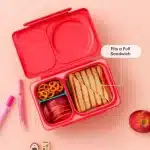 OmieBox UP Lonchera Térmica Bento para Niños - Rojo - Imagen 4