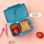 OmieBox UP Lonchera Térmica Bento para Niños - Verde Jade - Imagen 4