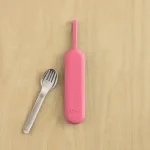 OmieBox UP Pod Set de Cubiertos de Acero Inoxidable - Rosado - Imagen 3