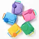 OmiePod Set de Cubiertos con Estuche de Silicona - Morado - Imagen 7
