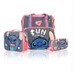Pack de Mochila Premium Stitch: Mochila de Espalda, Lonchera y Cartuchera