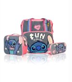 Pack de Mochila Premium Stitch: Mochila de Espalda, Lonchera y Cartuchera