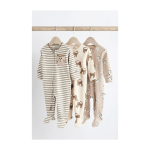 Pack x3 Pijama para Bebé Importado Diseño Leopardo