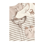Pack x3 Pijama para Bebé Importado Diseño Leopardo - Imagen 4