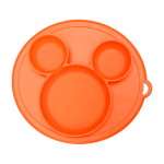 Plato de silicona Mickey Anaranjado