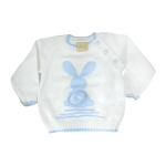 Ajuar Woopy Celeste Blanco conejito - Imagen 2