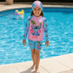 Ropa de Baño para Niños 2 Piezas con Protección UV50+ - Incluye Gorro