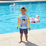 Ropa de Baño Saja Boys para Niños: Conjunto Premium con Protección UV50+ y Gorro