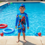 Ropa de Baño Spiderman Azul para Niños: Pack UV50+ Premium