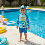 Ropa de Baño Tralalero Tralala para Niños: Pack UV50+ Premium